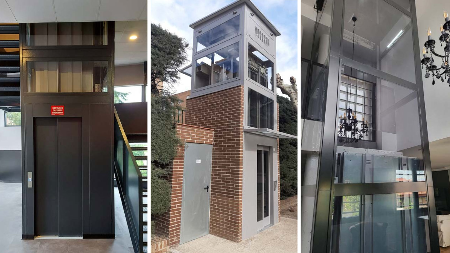 Mini elevador residencial hidráulico Harmónico de KONE Motus